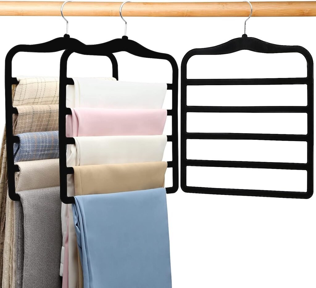 Closet Organizers and Storage,3 Pack Organization and Storage Pants-Hangers-Space-Saving,Velvet Hanger for Closet Organizer,Dorm Room Essentials for College Students Girls Boys Guys Hanging Jean Scarf Closet Organizers and Storage,3 Pack Organization and Storage Pants-Hangers-Space-Saving,Velvet Hanger for Closet Organizer,Dorm Room Essentials for College Students Girls Boys Guys Hanging Jean Scarf