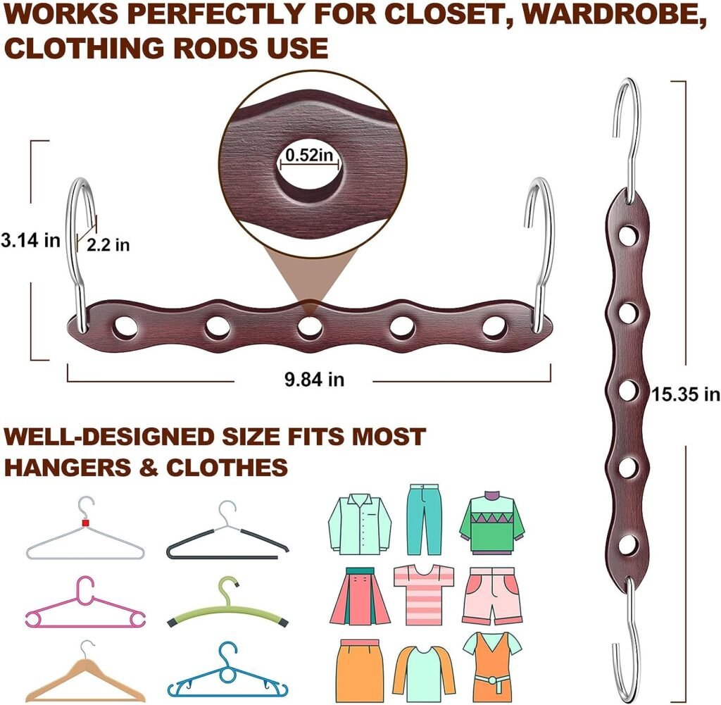 Closet-Organizers-and-Storage,Closet-Organizer-Hanger for Heavy Clothes,Sturdy Closet-Organization-and-Storage-Hangers-Space-Saving for Wardrobe,Dorm-Room-Essentials for College Students Girls Boys