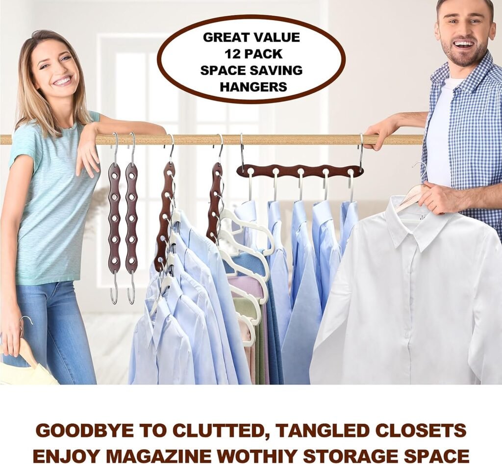 Closet-Organizers-and-Storage,Closet-Organizer-Hanger for Heavy Clothes,Sturdy Closet-Organization-and-Storage-Hangers-Space-Saving for Wardrobe,Dorm-Room-Essentials for College Students Girls Boys