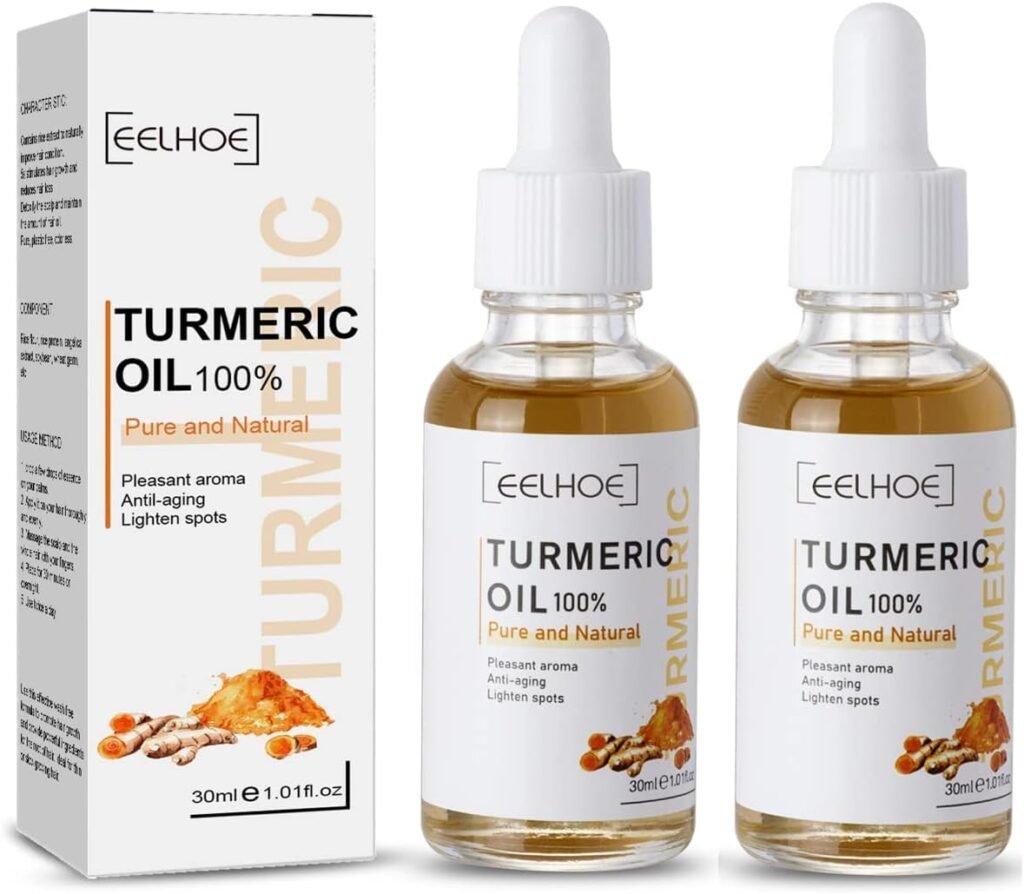 2023 New Turmeric Dark Spot Serum Oil, Turmeric Face Serum Oil, Bright Skin Dark Spot Corrector Face Serum (colorless 2P)