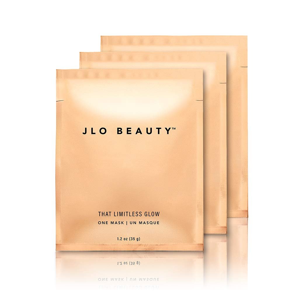 JLO BEAUTY That Limitless Glow Face Mask | Visibly Tightens, Lifts, Hydrates, Plumps, Brightens For Glowy Skin, Infused With JLo Glow Serum