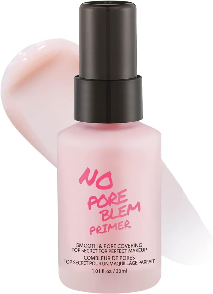TOUCH IN SOL No Pore Blem Primer, 1.01 fl.oz(30ml) - Face Makeup Primer, Big Pores Perfect Cover, Skin Flawless and Glowing, Instantly Smoothes Lines, Long Lasting Makeups Staying