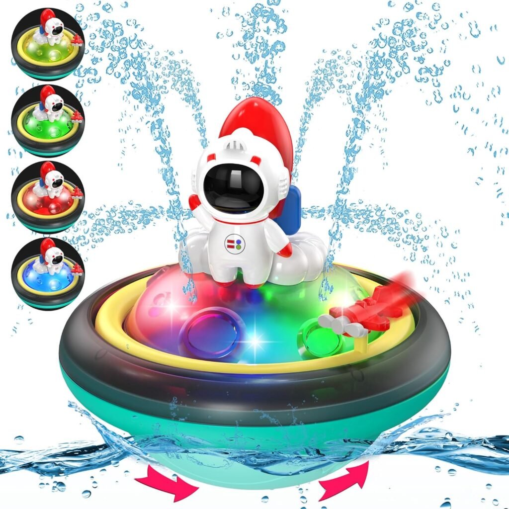 CRIOLPO Baby Bath Toys - Rainbow Cloud Water Pump Control Water Flow from The Cloud…