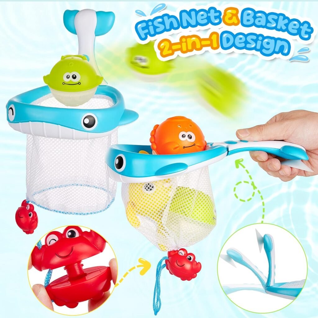 CRIOLPO Baby Bath Toys - Rainbow Cloud Water Pump Control Water Flow from The Cloud…