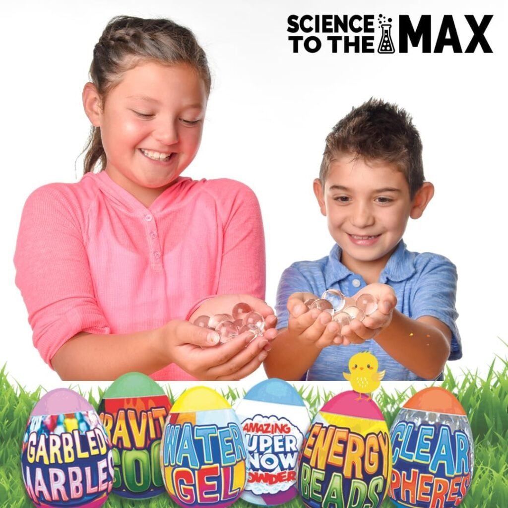Be Amazing! Toys Egg-Cellent Experiment - 6 Pack Science Experiments for Children- Egg-Shaped Activity Kit for Boys and Girls - Easter Party Favor or Basket Stuffer - STEM for Kids 8+