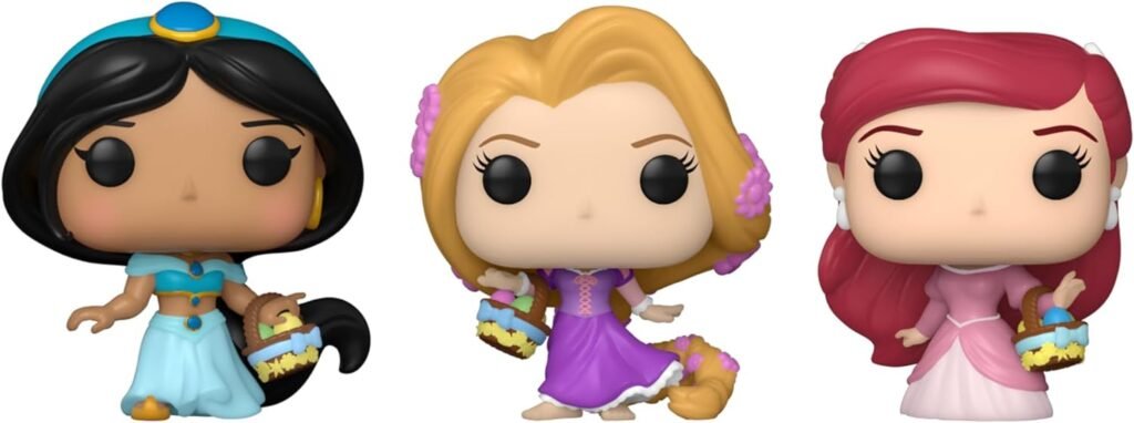 Funko Pocket Pop!: Disney - Easter Jasmine, Rapunzel,  Ariel 3-Pack