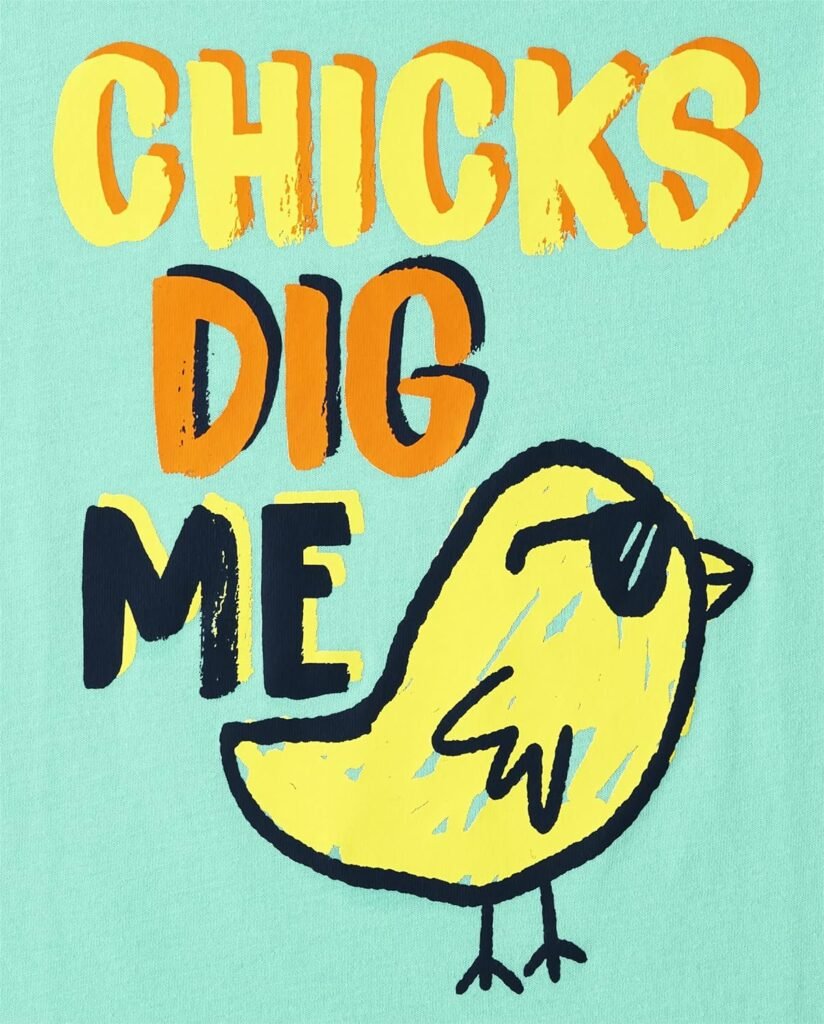 The Childrens Place baby boys Easter Chick Short Sleeve Graphic T Shirt