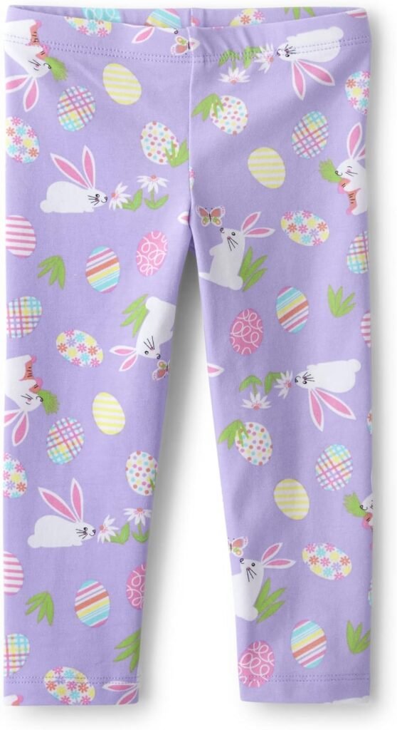 The Childrens Place Girls Capri Leggings 5 Pack